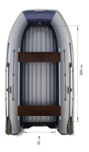Лодка ПВХ Флагман DK 420 НДНД надувная под мотор